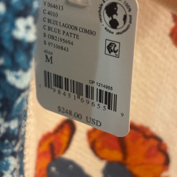 Free People Blue and Orange Floral Coat - Picture 4 of 8